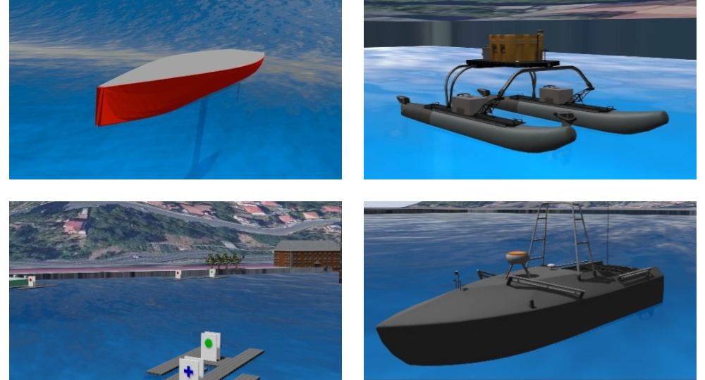 Tugboat operations in industrial port